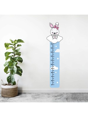 Kt Decoration Tavşan Boy Ölçer Duvar Sticker