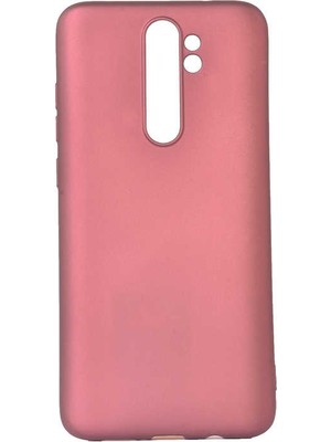 Tekno Grup Xiaomi Redmi Note 8 Pro Kılıf Mat Premium Silikon Kılıf - Bordo + Cam Ekran Koruyucu