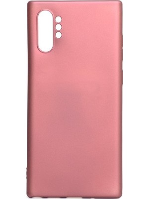 Tekno Grup Samsung Galaxy Note 10 Kılıf Mat Premium Silikon Kılıf - Bordo + Tam Kaplayan 6D Nano Ekran Koruyucu