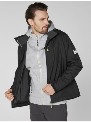 Helly Hansen Hh Crew Hooded Midlayer Jacket Hha 33874 Hha 990 Xxxl Erkek Siyah Giyim Mont