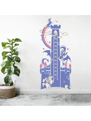 Kt Decoration Kt Decor Rapunzel Temalı Boy Ölçer Gelişim Tablosu Duvar Sticker