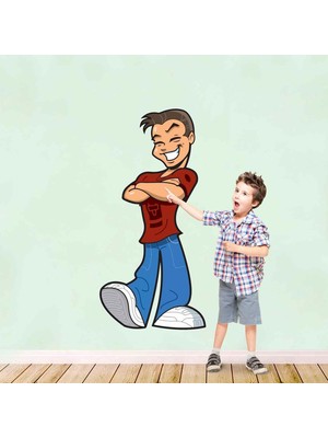 Kt Decoration Kt Decor Yakışıklı Afacan Çocuk Odası Duvar Sticker