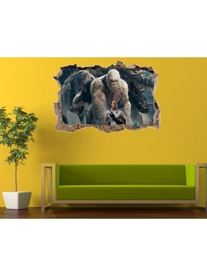 Kt Decoration Kt Decor Ranpage 3D Modern Duvar Sticker