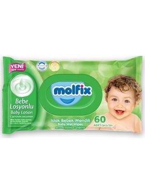 Molfix Kapaklı İzotonik Sulu Bebe Islak Mendil 12 x 60 (720 Yaprak)