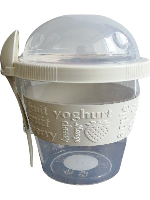 Titiz Plastik Yoghurt Container 600 ml + Kaşık