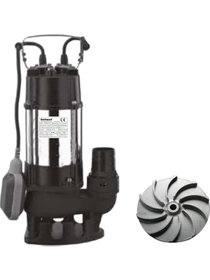 Duffmart V450F-B Pis Su Foseptik Parçalayıcılı Açık Fanlı Dalgıç Pompa