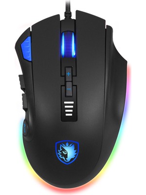 Sades Axe Kablolu Gaming RGB Oyuncu Mouse