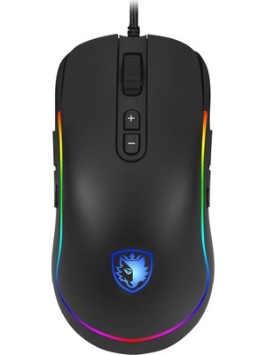 Sades Revolver Kablolu Gaming RGB Oyuncu Mouse