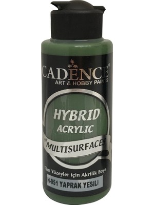 Cadence Yaprak Yeşil Hibrit Multisurface Akrilik Boya 120 ml Yüksek Kapatma Gücüne Sahip