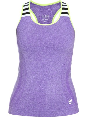 Fit21 Tank Spor Dar Atlet Mor