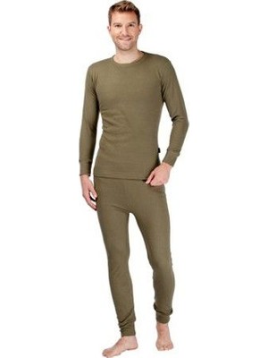 Kota 2002 Erkek Askeri Termal İçlik Takımı Haki S/M