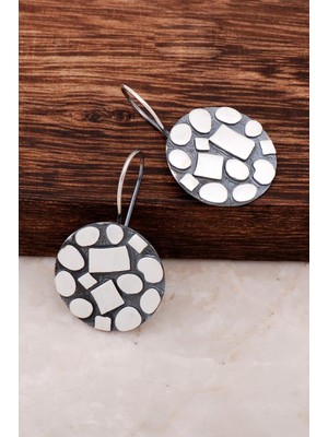 Sümer Telkari Hera Tasarım Elişi Gümüş Küpe 4268