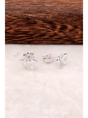 Sümer Telkari Kelebek Tasarımlı Elişi Gümüş Küpe 4326