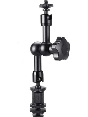 Soundizayn Magic Arm 7” Dslr Rig LED LCD Için Hareketli Kol