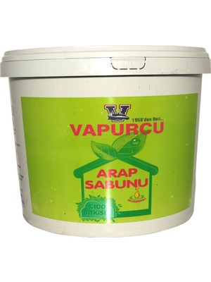 Vapurcu 15 kg Arap Sabunu Doğal Kokuya Sahip %100 Bitkisel Temizlik Ürünü