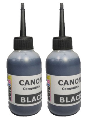 Duruink Canon Pg 46 Kartuş Mürekkep Dolum Seti 2x100 ml Siyah