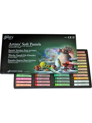 Mungyo Gallery Artists' Soft Pastel Boya (Toz Pastel Boya) 48 Renk Tam Boy