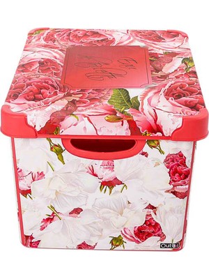 Qutu Style Box Rose Dekoratif Kutu  20 Litre