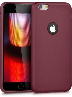 Efsunkar Apple iPhone 6 Premier Silikon Kılıf - Mürdüm
