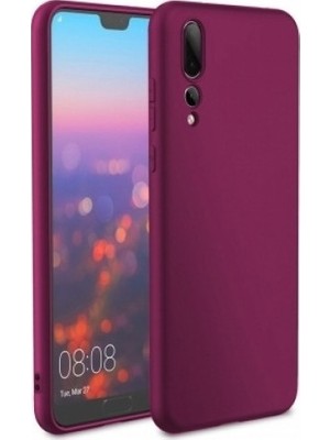 Efsunkar Huawei P20 Pro Premier Silikon Kılıf - Mürdüm