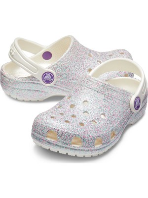 Crocs 205441-159 classic Glıtter Clog Çocuk Sandalet Terlik