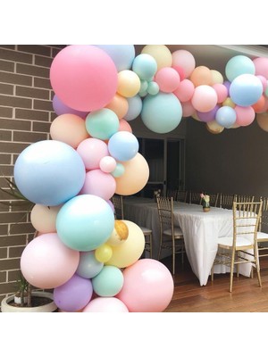 Balonevi Makaron Zincir Balon Seti