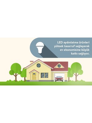 Makel LED Ampul 1W Gece Lambası Beyaz