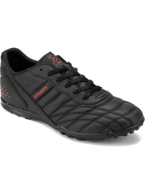 Kinetix Volky Turf Erkek Siyah Halı Saha Futbol Ayakkabı