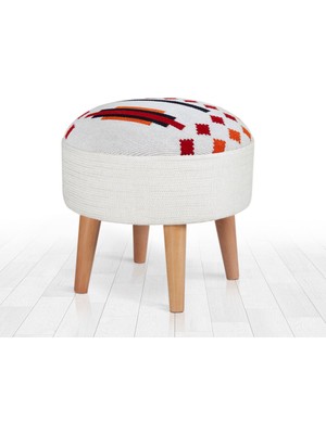 Lorence Home Farm Kilim Puf Efes