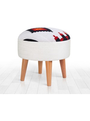 Lorence Home Farm Kilim Puf Troya