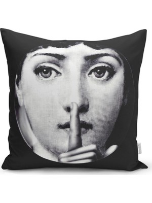 RealHomes Fornasetti Profumi: Scented Candle Modern Yastık Kırlent Kılıfı
