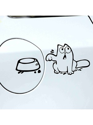 Lim10 Komik Yakıt Kapağı Stickerı