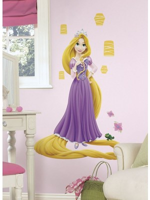 York RoomMates RMK1941GM Fosforlu Rapunzel Büyük Boy Duvar Sticker