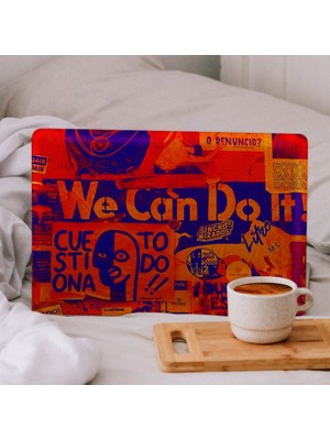 Artikel We Can Do It Notebook Sticker,Laptop sticker,Hp Sticker,Asus Sticker,15.6 inç Sticker