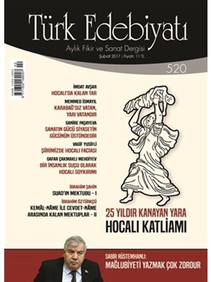 Türk Edebiyatı Dergisi Sayı : 520 Şubat 2017