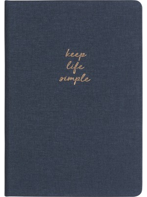 Matt Notebook 14 x 20 Sert Kapak Defter Çizgili Lacivert