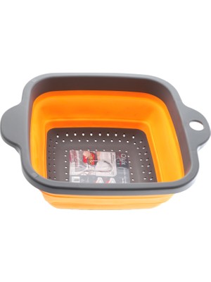 Qlux Ideas Akordeon Kare Süzgeç L-571 Turuncu