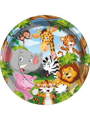 Balonevi Safari Doğum Günü Seti