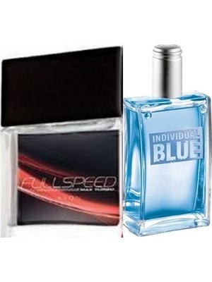 Avon Individual Blue 100 Ml+Avon Fullspeed Max Turbo 30 ml Erkek Edt