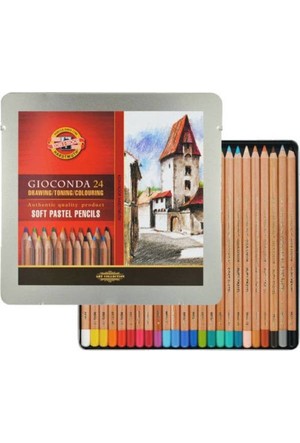 Koh-I-Noor+Gioconda+Drawing+Soft+Pastel+Pencils+48+Colours+8829