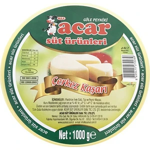 Acar Süt Çerkez Kaşarı 1 kg