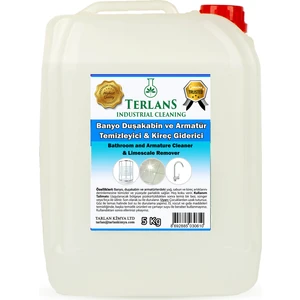 Terlans Banyo Duşakabin Armatür Temizleyici 5 Kg + Mikrofiber Bez