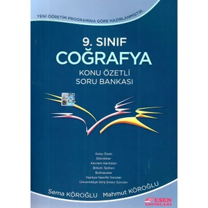 Esen Yayınları 9. Sınıf Coğrafya Konu Özetli Soru Bankası