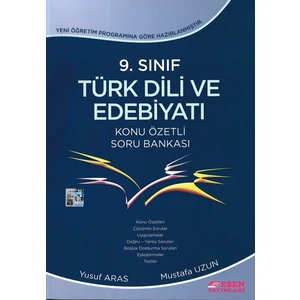 Esen Yayınları 9. Sınıf Türk Dili ve Edebiyatı Konu Özetli Soru Bankası Yusuf Aras