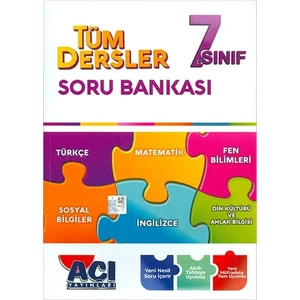 Açı Yayınları 7. Sınıf Tüm Dersler Soru Bankası