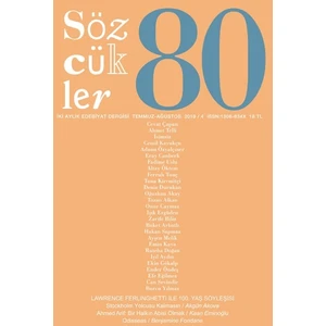 Sözcüklerİki Aylık Dergi80. Sayı (Temmuzağustos 2019)