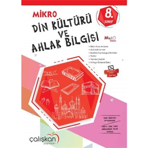 Çalışkan Yayınları 8. Sınıf Din Kültürü ve Ahlak Bilgisi Mikro Defter