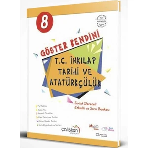 Çalışkan Yayınları 8. Sınıf Inkılap Tarihi Göster Kendini Soru Bankası