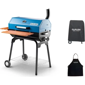 75 cm Takım Mangal + Kılıf + Önlük Mavi