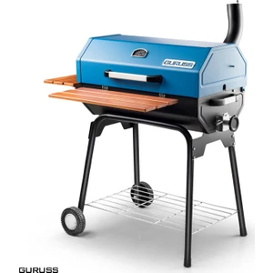 75 cm Kömürlü Barbekü Mangal Mavi